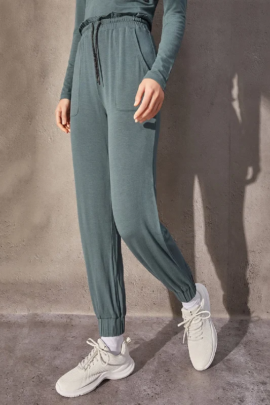 Warm Down Joggers Artistic Women's Hand - painted