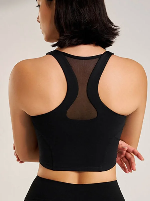 ZASUWA Female Sexy Mesh Quick-dry Sports Bras Practical Women's Quick - dry