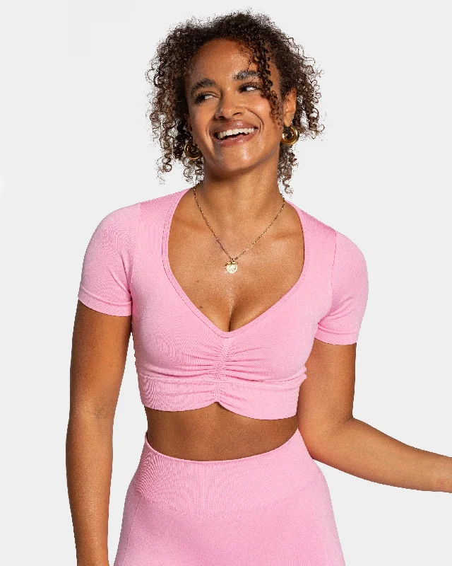 Focus Crop Top "Pink" garde