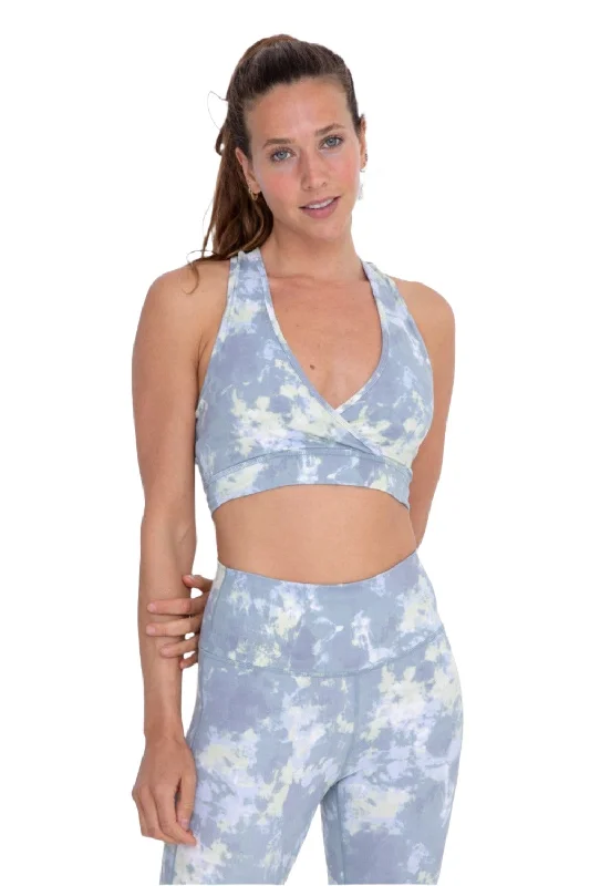Mono B Tie Dyed X Front Bra Top AT-A1259 Business
