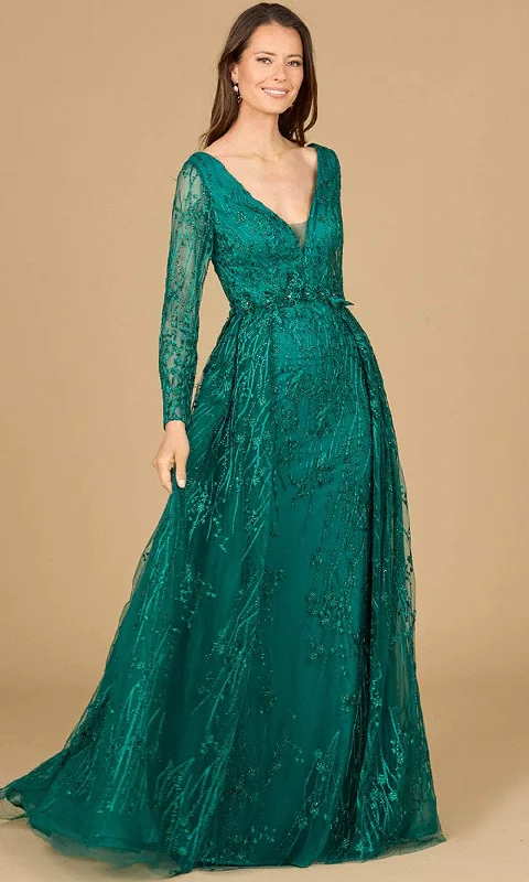 Lara Dresses 29139 - Long Sleeve Lace Evening Gown Practical Women's Multi - 