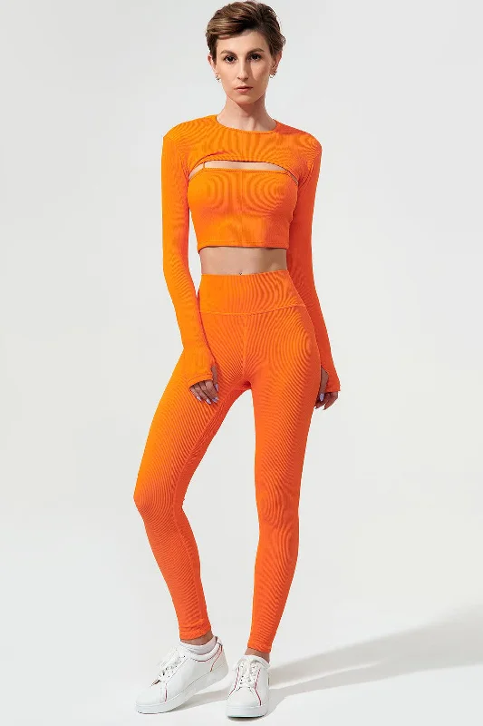 Envy Long Sleeve - Tangerine Youthful Women's Pop
