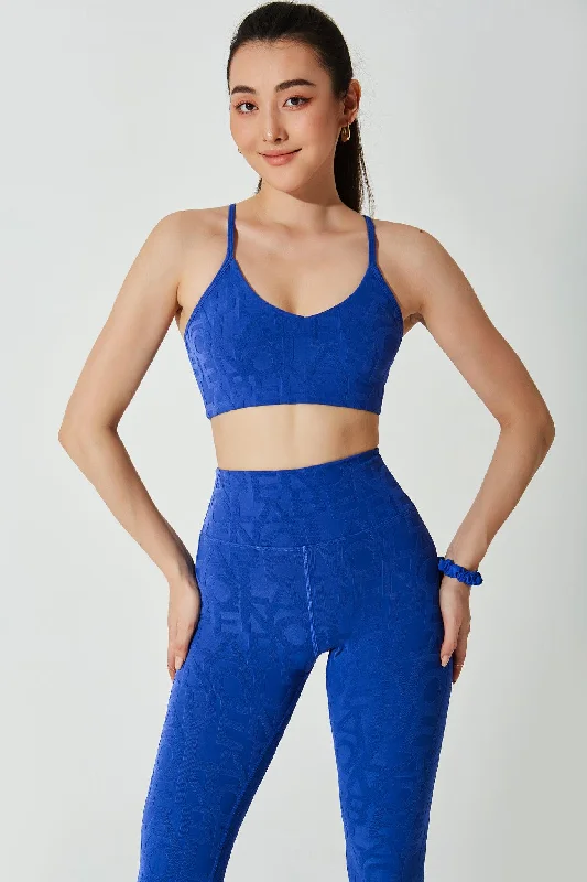 Classic Lumière Bra 3D - Royal Blue Minimalist Women's Casual