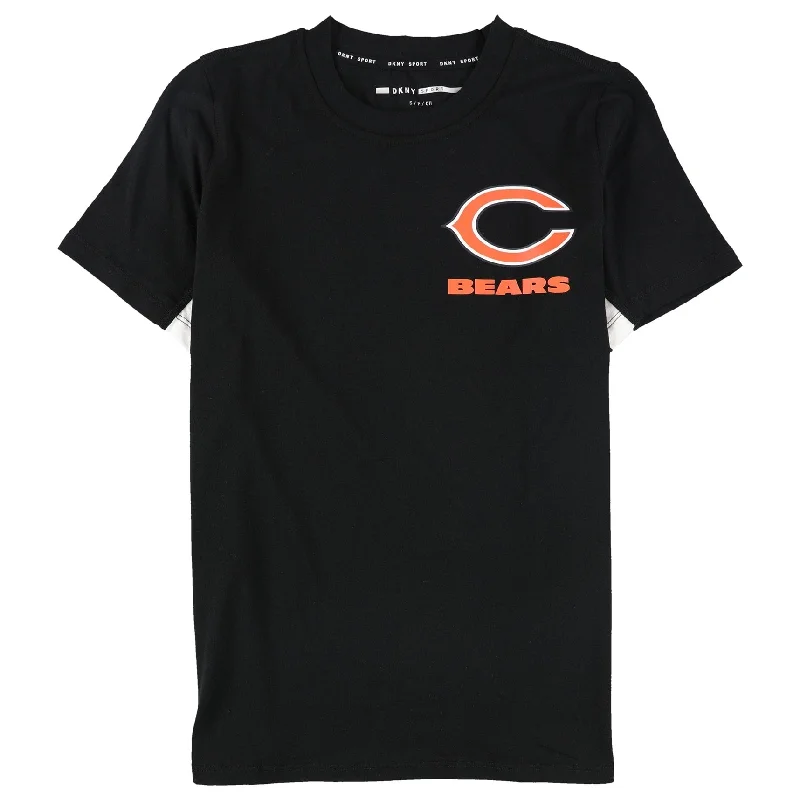 DKNY Womens Chicago Bears Graphic T-Shirt, Black, Small Luxurious Women's High - end DKNY Womens Chicago Bears Graphic T-Shirt, Black, Small Luxurious Women's High - end