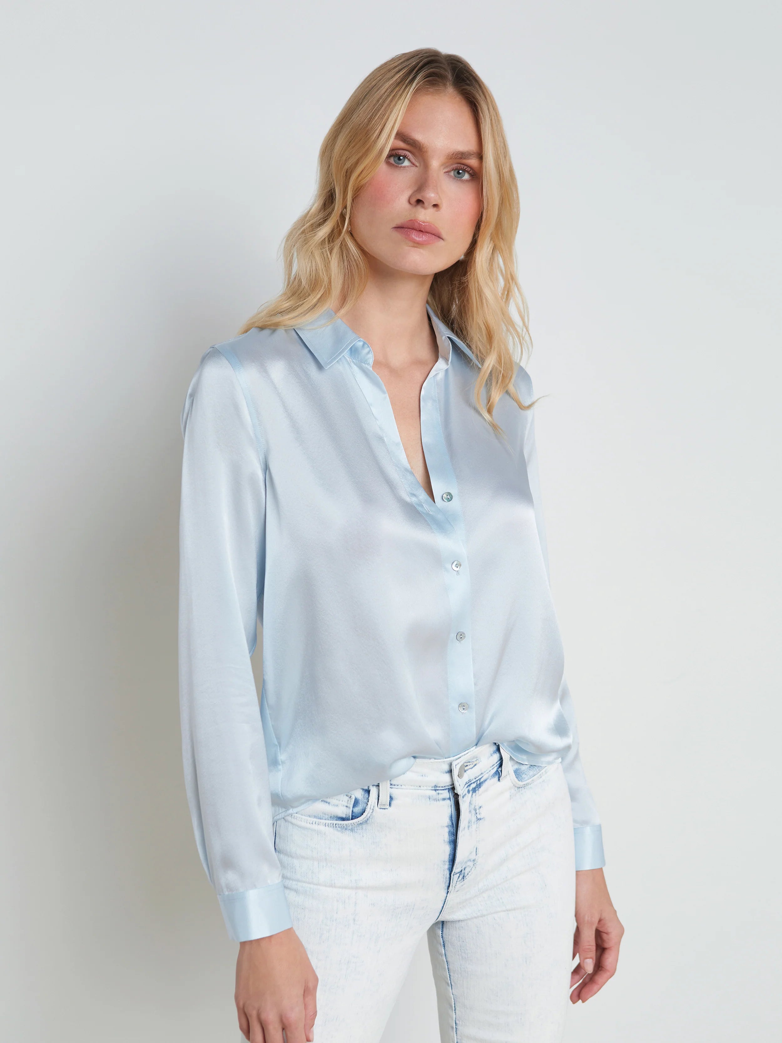 L'Agence Tyler Silk Blouse garde