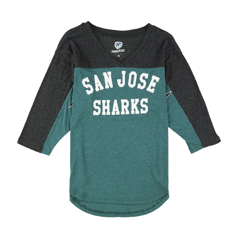 Hands High Womens San Jose Sharks Graphic T-Shirt, Blue, Medium Bohemian Women's Free Hands High Womens San Jose Sharks Graphic T-Shirt, Blue, Medium Bohemian Women's Free