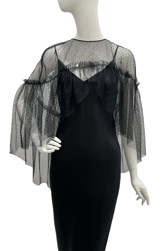 Sachin And Babi French Lace Cape performance