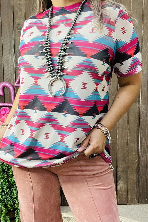 Aztec Multi Color Top Rugged Women's Outdoor 