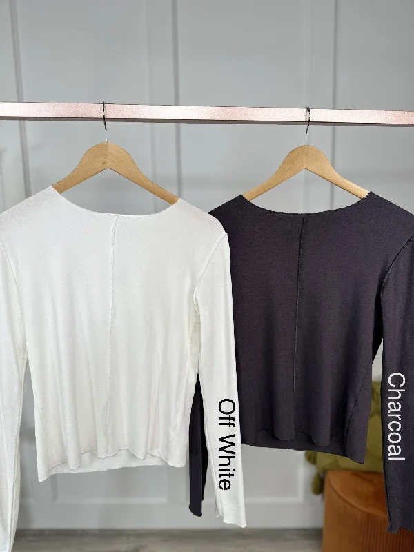 Surrender My Heart Women's Slim-Fit Long Sleeve Top *Final Sale* Earthy Women's Hemp - based