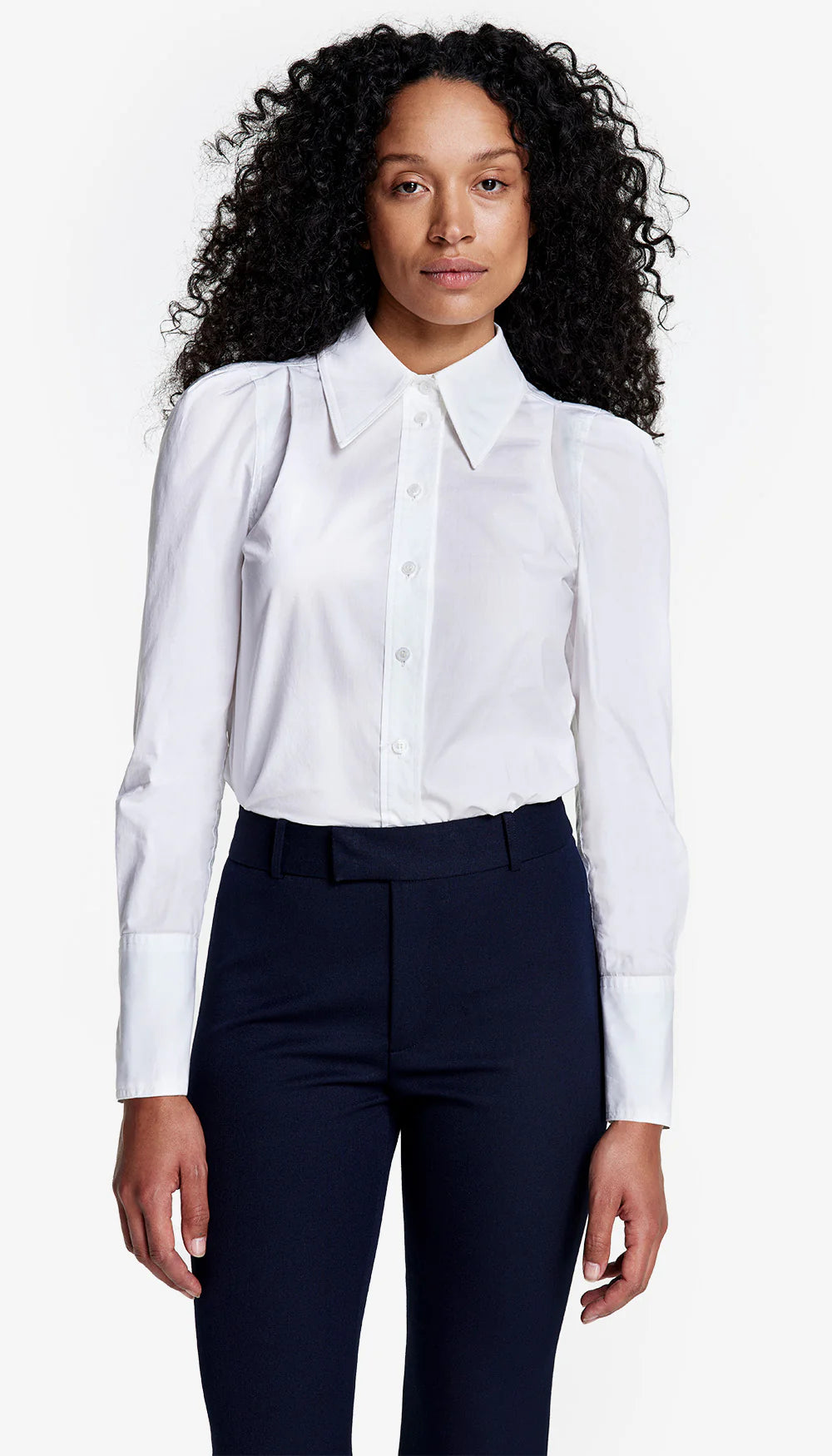 Smythe Box Pleat Shirt Refined Women's Classic 