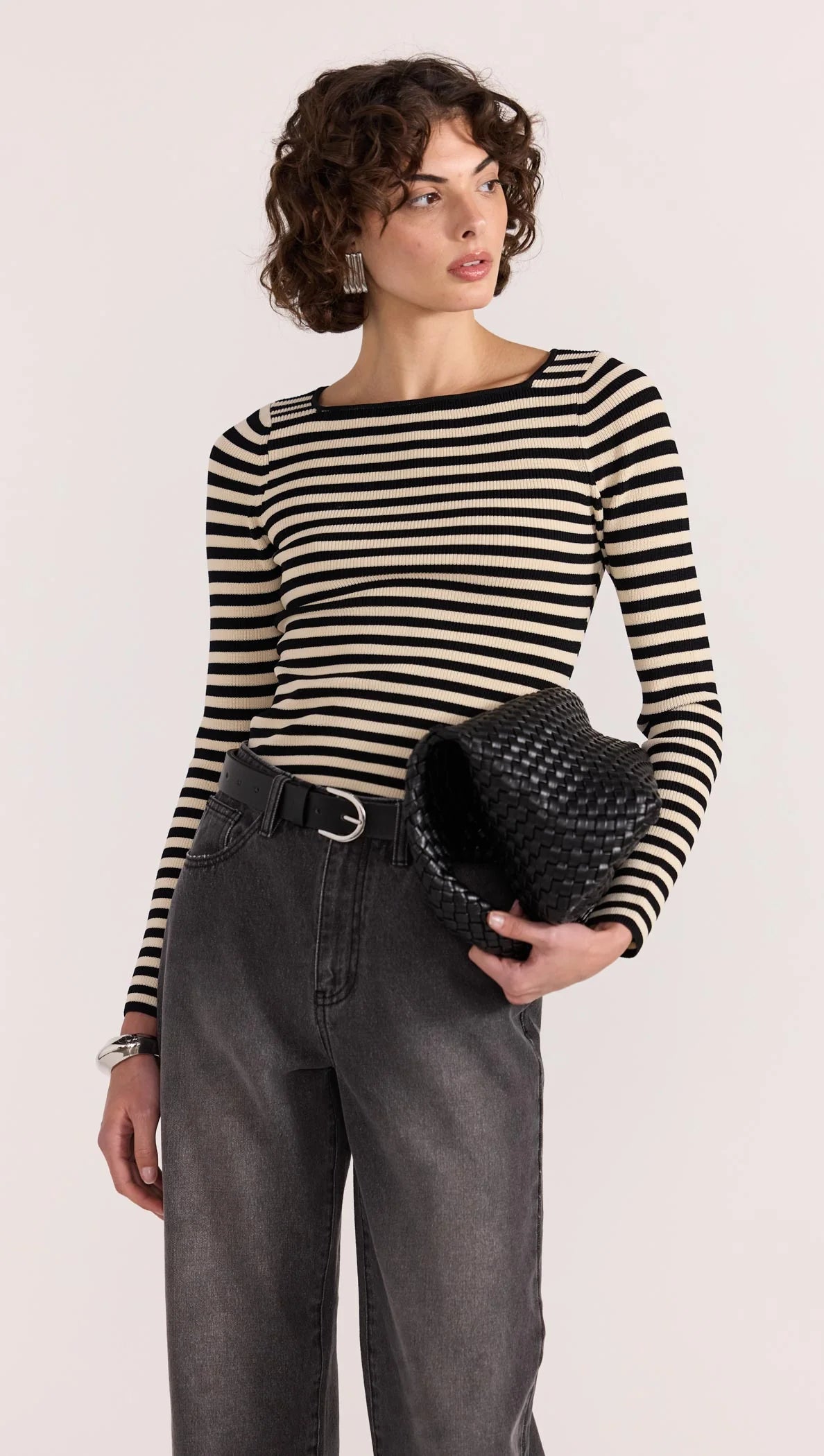 LANA STRIPE KNIT TOP British Gentlewoman Style