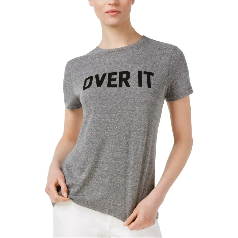 Rachel Roy Womens Over It Graphic T-Shirt, Grey, X-Small Refined Women's Classic 
