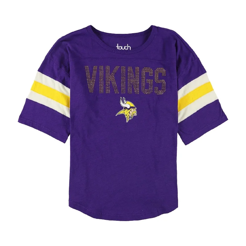 Touch Womens Vikings Rhinestone Embellished T-Shirt, Purple, Medium Cozy Women's Winter Touch Womens Vikings Rhinestone Embellished T-Shirt, Purple, Medium Cozy Women's Winter