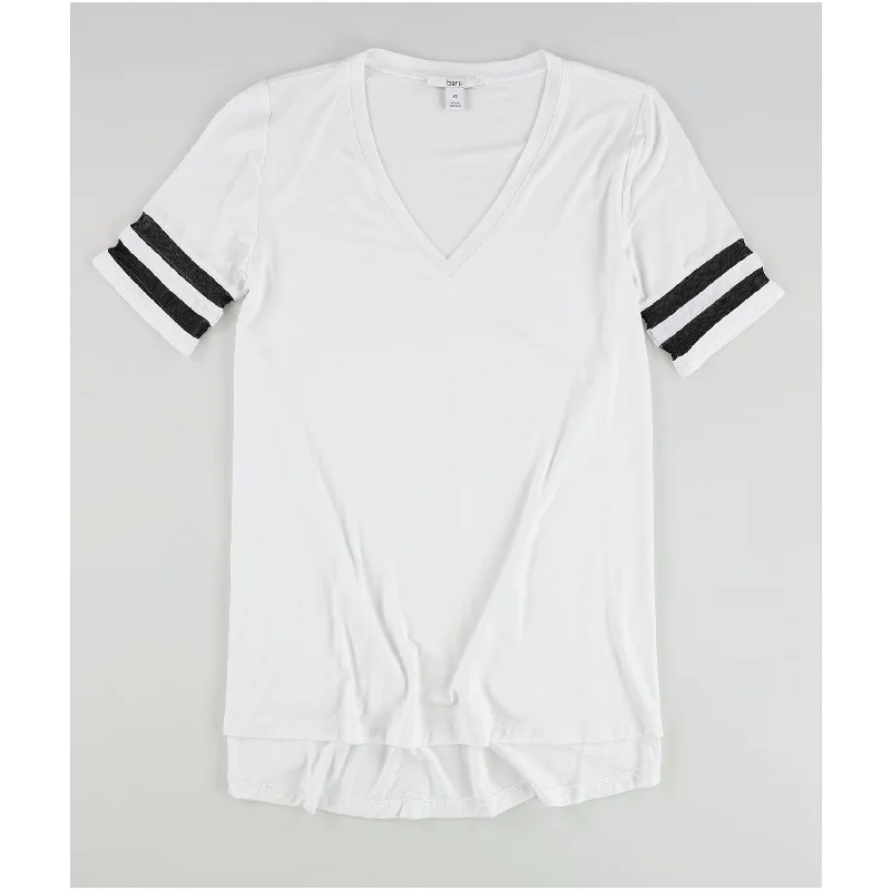 Bar Iii Womens Illusion Varsity Basic T-Shirt Practical Women's Quick - dry