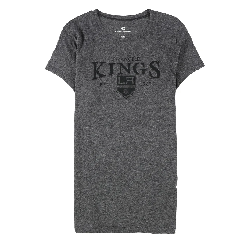 Level Wear Womens Los Angeles Kings Graphic T-Shirt, Grey, XX-Large Streetwear Style for 