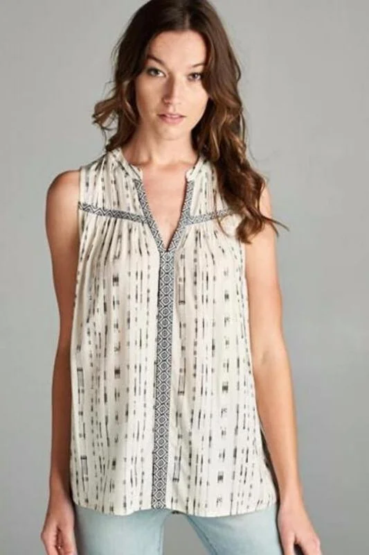 Staccato Light & Lively Sleeveless Top Cool Women's Distressed