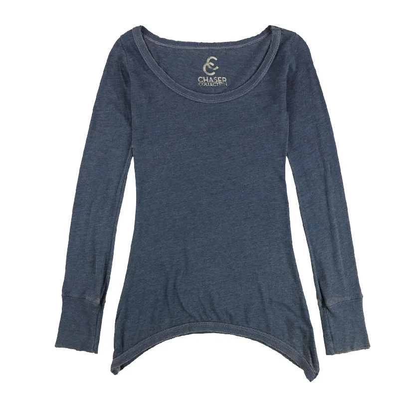 Chaser Collection Womens Solid Basic T-Shirt Bohemian Women's Free