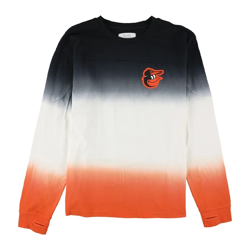Touch Womens Baltimore Orioles Dip-Dyed Graphic T-Shirt, Multicoloured, Medium Elegant Women's Formal Touch Womens Baltimore Orioles Dip-Dyed Graphic T-Shirt, Multicoloured, Medium Elegant Women's Formal