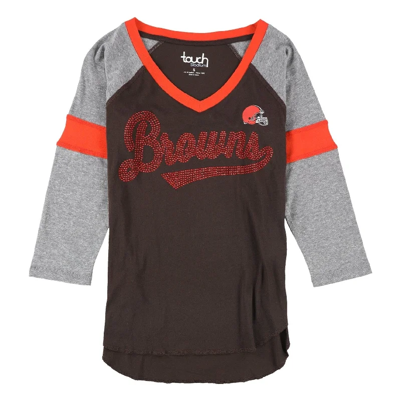 Touch Womens Cleveland Browns Embellished T-Shirt Rugged Women's Outdoor 