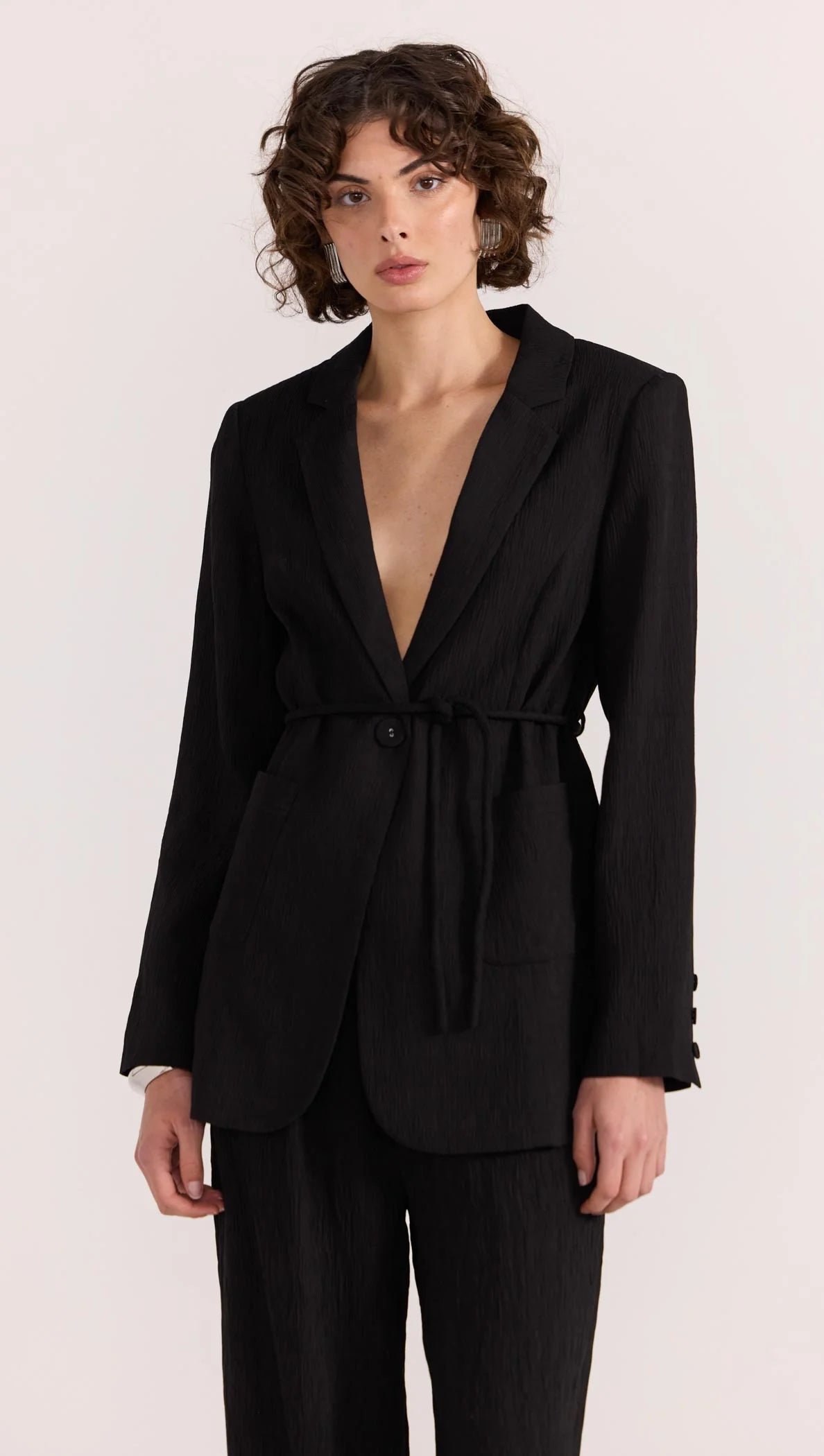 EMORY TIE WAIST BLAZER Cool Women's Skate