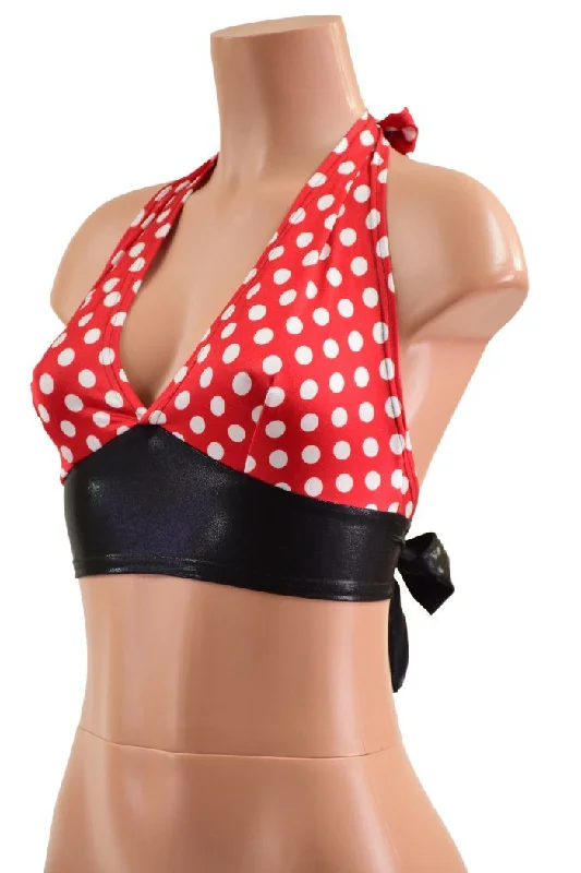 Pinup Perfect Tie Back Halter Top garde