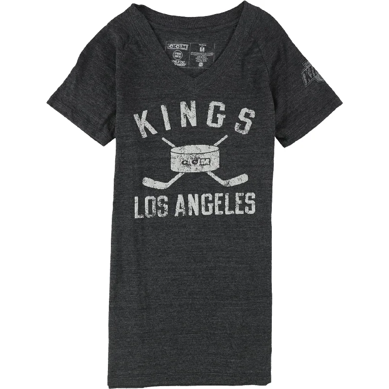 CCM Womens Kings Los Angeles Crossed Sticks Graphic T-Shirt, Black, Medium Practical Women's Multi - CCM Womens Kings Los Angeles Crossed Sticks Graphic T-Shirt, Black, Medium Practical Women's Multi -