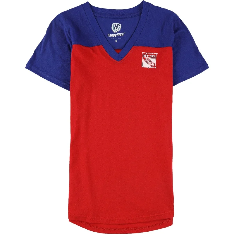 Hands High Womens New York Rangers Graphic T-Shirt, Red, Small Street