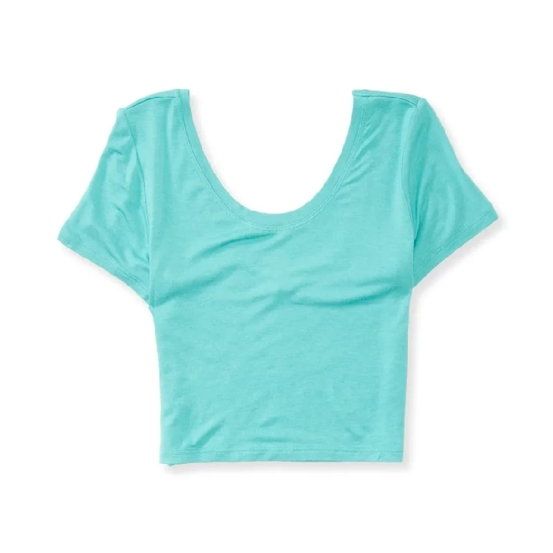 Aeropostale Womens Scoop-Back Bodycon Basic T-Shirt Tough Women's Military - inspired Aeropostale Womens Scoop-Back Bodycon Basic T-Shirt Tough Women's Military - inspired