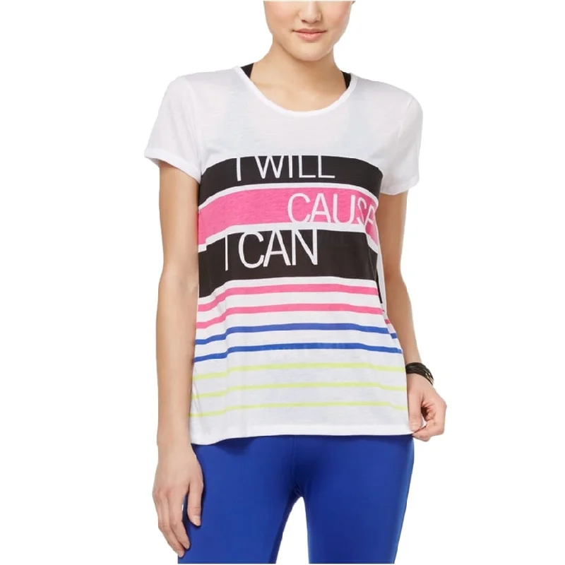 Energie Womens Surplice-Back Graphic T-Shirt Confident Women's High - fashion