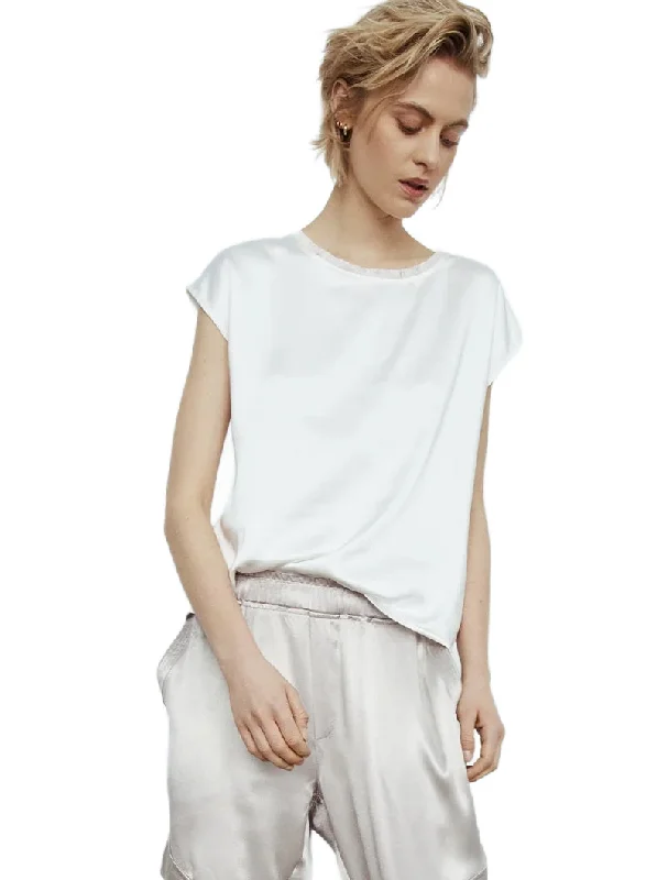Willow Satin Tee Pearl Modern Women's 