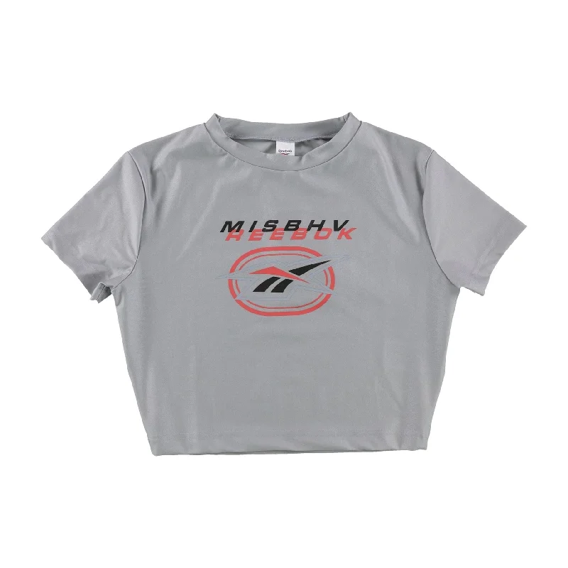 Reebok Womens Logo Graphic T-Shirt Sleek Women's 