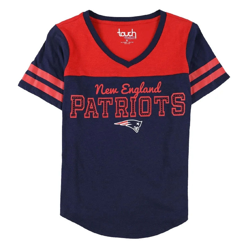 Touch Womens New England Patriots Embellished T-Shirt Confident Women's Power