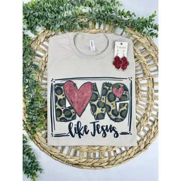 Love Like Jesus Tee Classic Women's Tweed