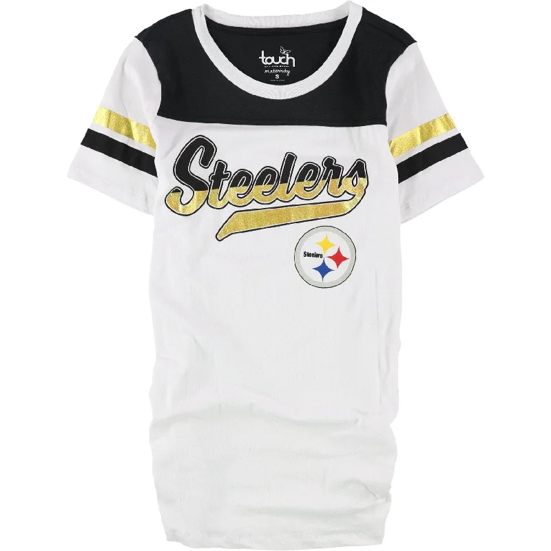 Touch Womens Pittsburgh Steelers Graphic T-Shirt, White, Medium Stylish Women's Tropical 