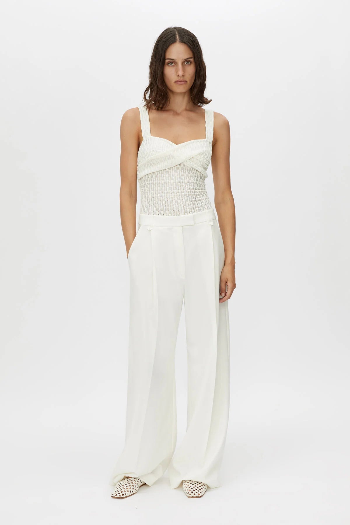 DAVANA BODYSUIT - CREAM Gym