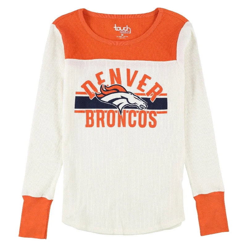Touch Womens Denver Broncos Graphic T-Shirt, Off-White, Medium Tough Women's Military - inspired