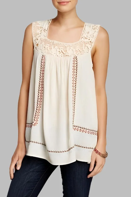 Lovestitch Shabby Chic Embroidered Tunic Feminine Women's Style 