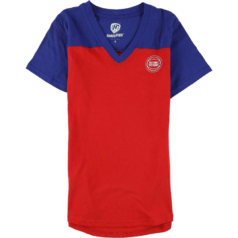 Hands High Womens Detroit Pistons Graphic T-Shirt, Red, Small Dynamic Women's High - energy Hands High Womens Detroit Pistons Graphic T-Shirt, Red, Small Dynamic Women's High - energy