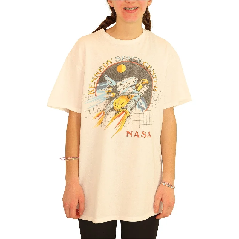 Junk Food Womens Nasa Graphic T-Shirt Scandinavian