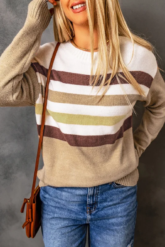 Monique Drop Shoulder Sweater Casual Women's Japanese 