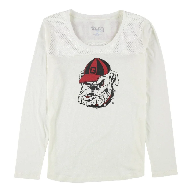 Touch Womens Georgia Bulldogs Graphic T-Shirt, Off-White, Medium Feminine Women's Soft Touch Womens Georgia Bulldogs Graphic T-Shirt, Off-White, Medium Feminine Women's Soft