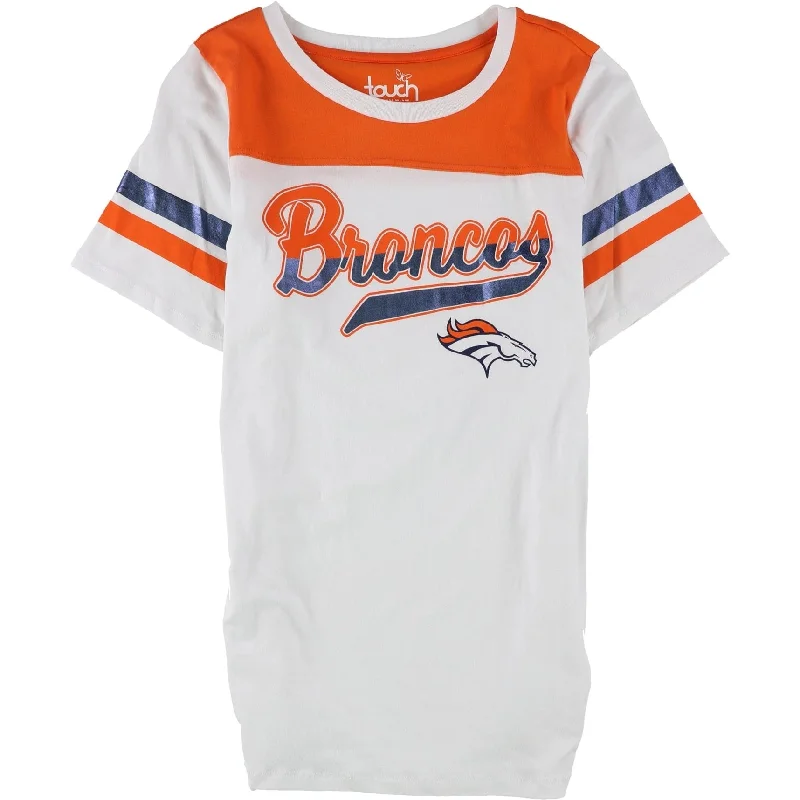 Touch Womens Denver Broncos Graphic T-Shirt Classic Women's Tweed