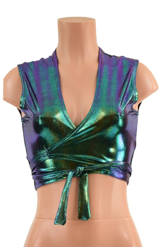 Scarab Wrap & Tie Top Dapper Women's Bow - adorned