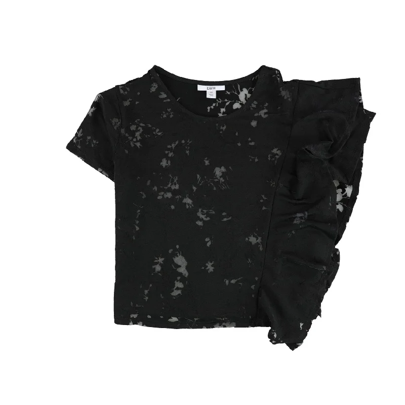 Bar Iii Womens Burnout Basic T-Shirt Modern Women's Tech