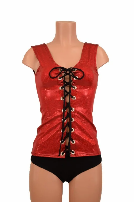 Full Length Lace Up Top Street