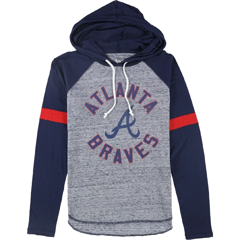 Touch Womens Atlanta Braves Graphic T-Shirt, Blue, Medium Preppy Women's College