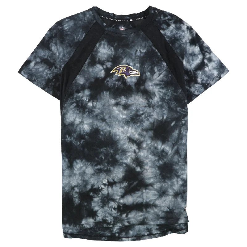 MSX Womens Baltimore Ravens Graphic T-Shirt, Black, Small Gym