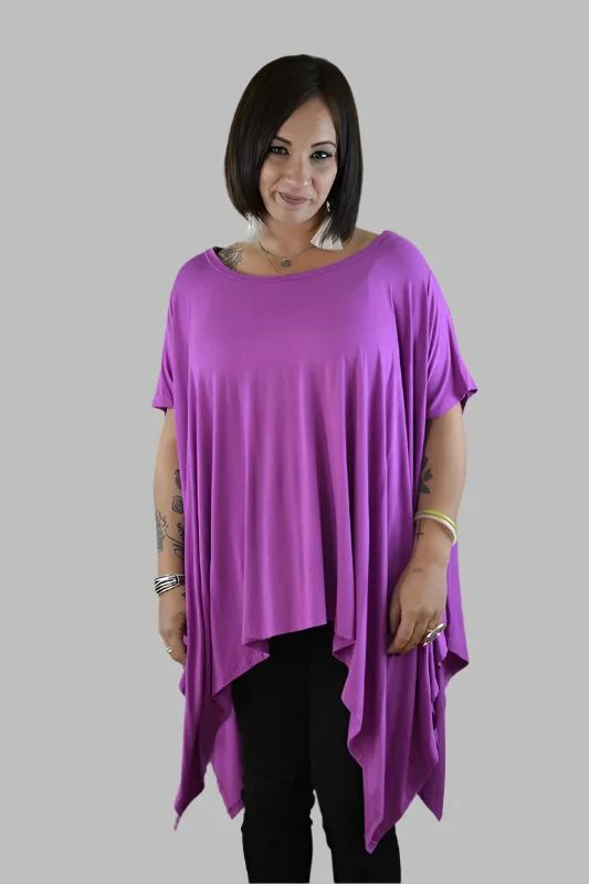Cherish Poncho Top - Plum Bold Women's Statement