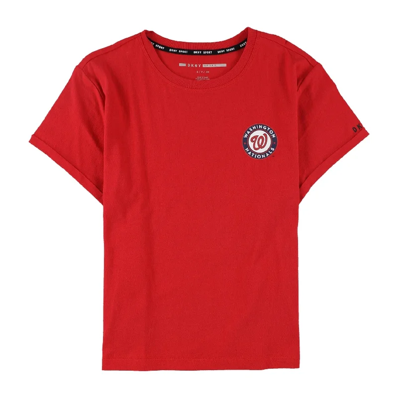 DKNY Womens Washington Nationals Graphic T-Shirt, Red, Small Minimalist Women's Casual DKNY Womens Washington Nationals Graphic T-Shirt, Red, Small Minimalist Women's Casual