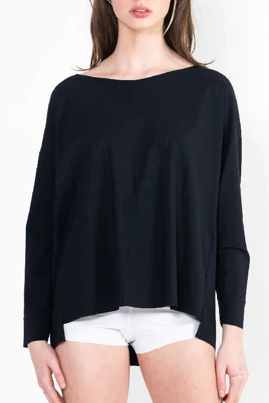 L74 Top 2 poches Stylish Women's Tropical 